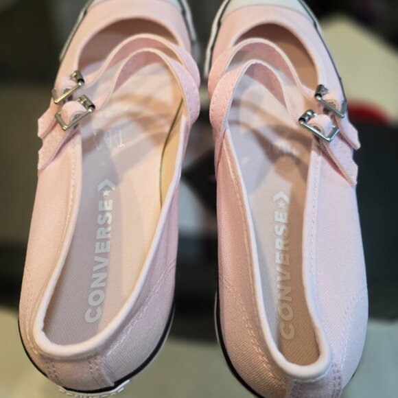 Woman's Shoes Converse Chuck Taylor All Star Dainty Mary Jane Ballet Pink SZ 7.5 - Picture 7 of 13